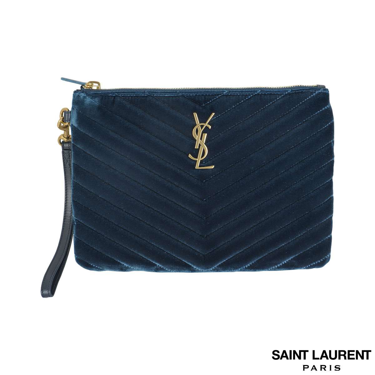 ysl velvet clutch